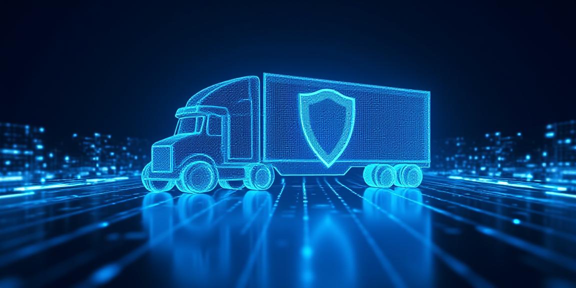 Secure digital data visualization in a logistics context
